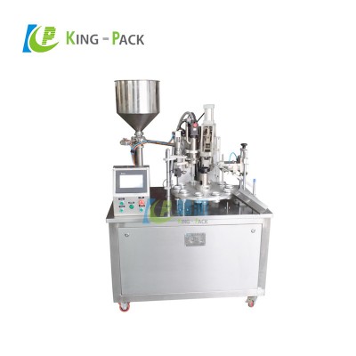 Hand sanitizer gel tube filling and sealing machine