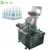 Automatic purell alcohol hand sanitizer filling machine