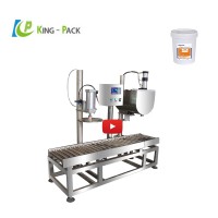 Competitive price 2017 new arrival 20L weighing type filling machine for plastic bucket