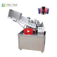 Safe and reliable automatic cosmetic tube filler and sealer machine