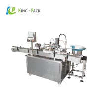 Factory price automatic 10 ml e-liquid filling machine, plastic bottle e juice filling capping machine