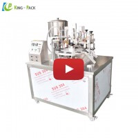 High performance semi automatic soft tube filling and sealing machine