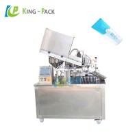 Free hand high viscosity gel hand sanitizer filling machine